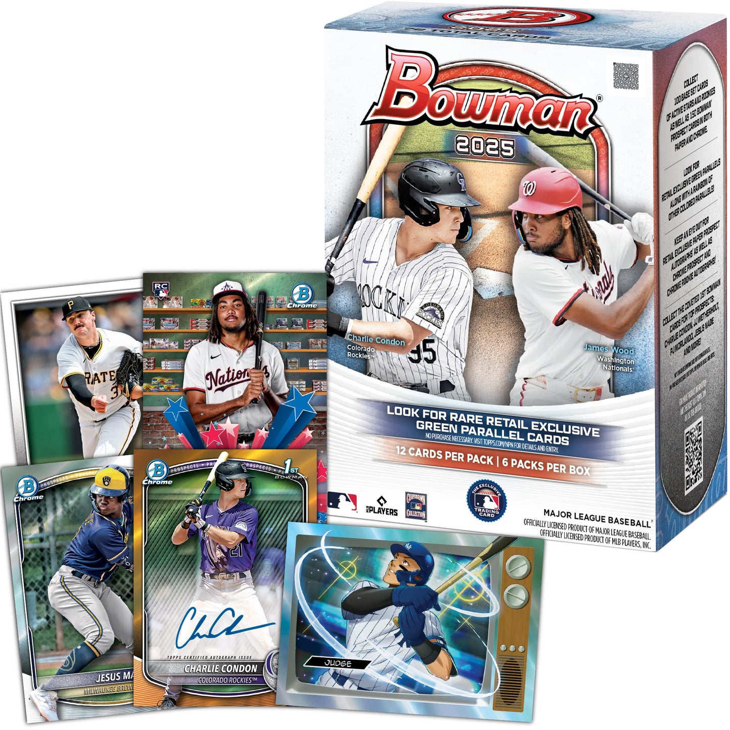 Topps 2025 Bowman Baseball Value Box - Factory Sealed Collectible Cards