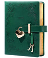 Cagie Diary For Girls&Boys With Lock And 2 Keys, Diary With Lock For Girls&Boys Ages 8-12, Heart-Shaped Locked Journal For Women