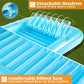 Sloosh Inflatable Tanning Pool Lounge Float  70 x 46 Suntan Tub Raft Floatie  Tanning Pool with Pillow  Personal Pool Lounger for mature-themed Summer Water Party  L-Blue