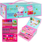 Peppa Pig Colored Pencils Art Supplies Kids Drawing Kit School Supplies Coloring Stationery Girls Drawing Pencils Art Kit Travel