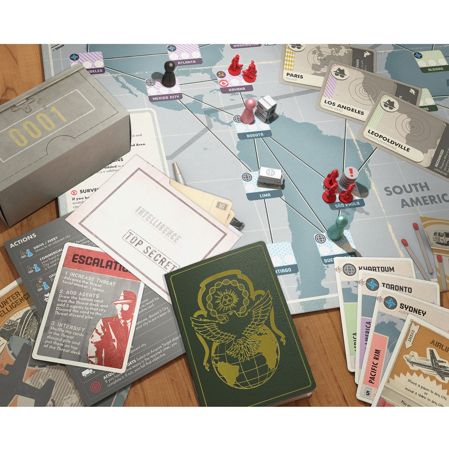 Pandemic Legacy Season 0 Board Game by Z-Man Games | Cooperative | Ages 14+ | 2-4 Players | Cardboard | Average Playtime 60 Minutes