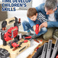 Deejoy Kids Tool Bench with Realistic Tools and Electric Drill, 79 Pcs Realistic Toy Tools with Clothes, Toddler Tool Bench Lear