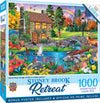Masterpieces 1000 Piece Jigsaw Puzzle For Adults, Family, Or Youth - Stoney Brook Cottage - 19.25'X26.75'