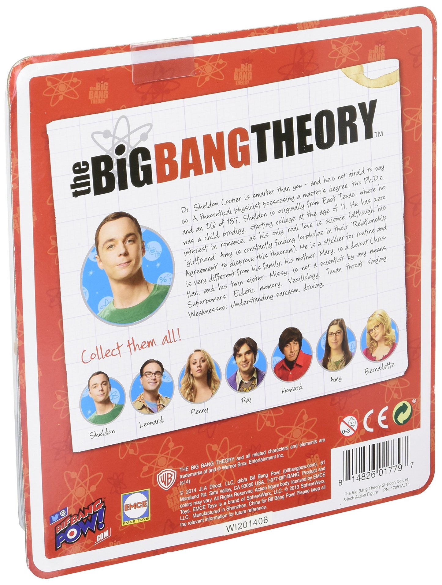 The Big Bang Theory Sheldon Green Lantern/Superman 8-Inch Figure - Green, One Size, Textile Material, Model 814826017797