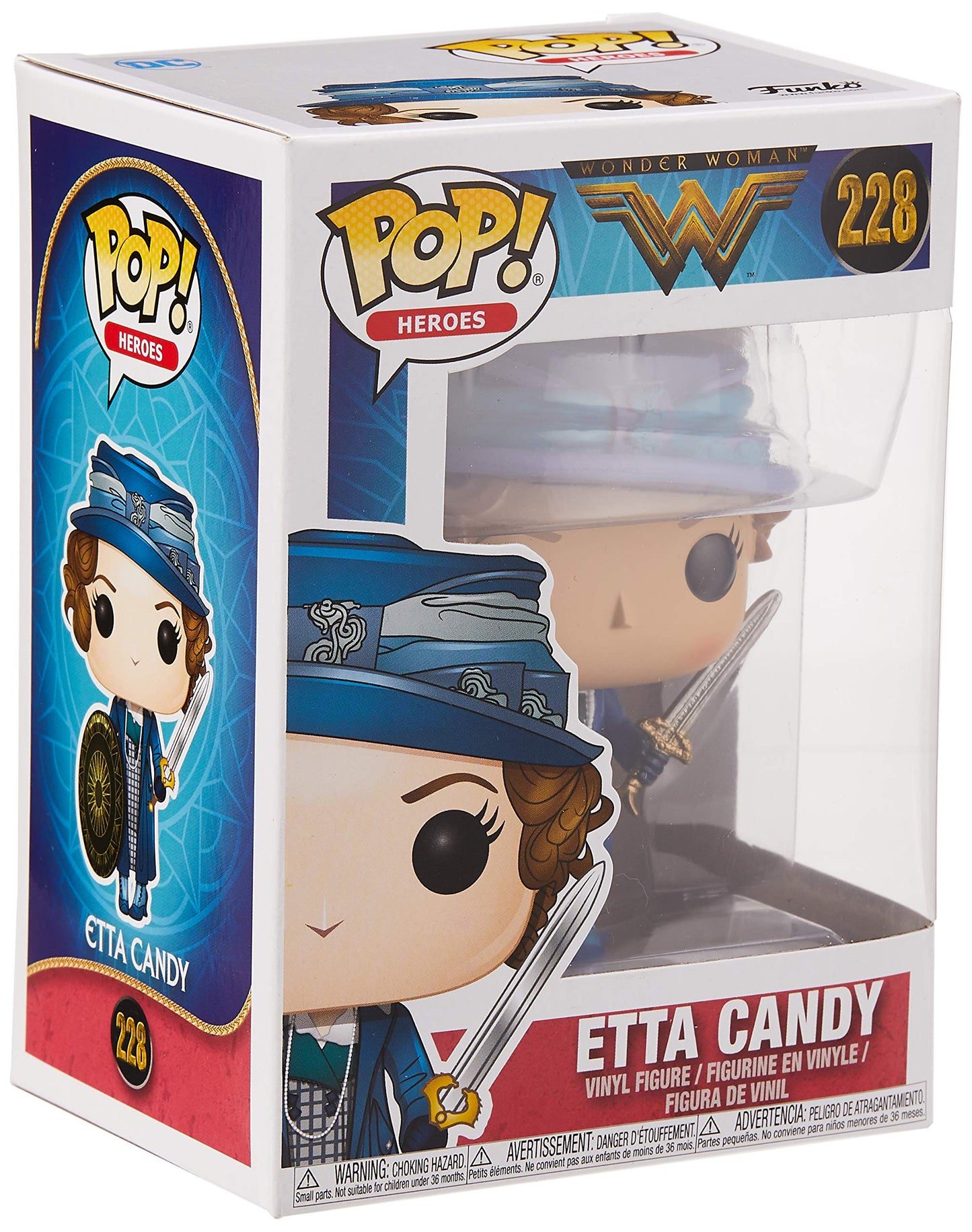 Funko Pop Heroes: Wonder Woman - Etta w/decorative replica blade & Shield Collectible Vinyl Figure
