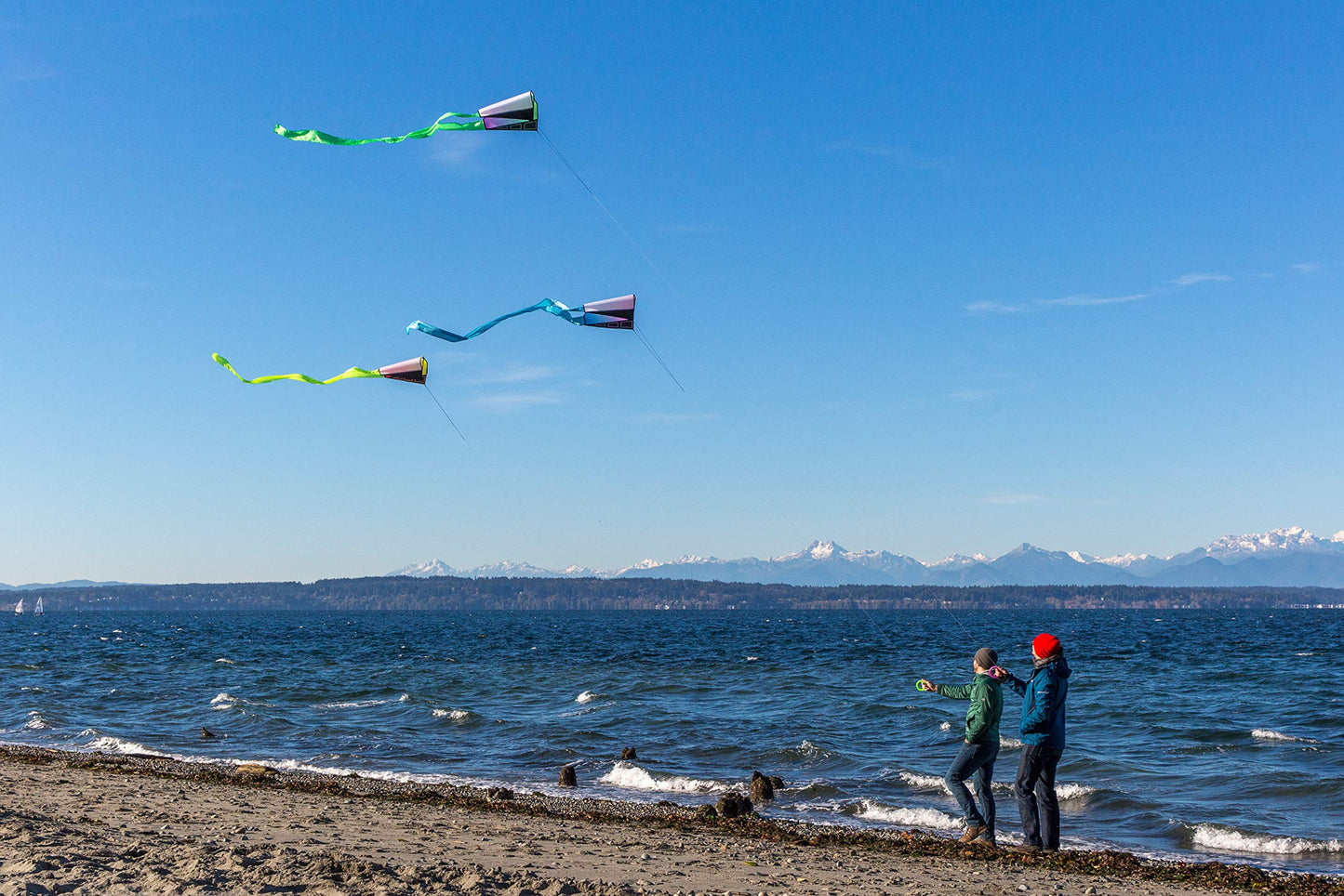 Pocket Flyer Single Line Kite Electric - Ready For Flight Wherever Adventure Takes You