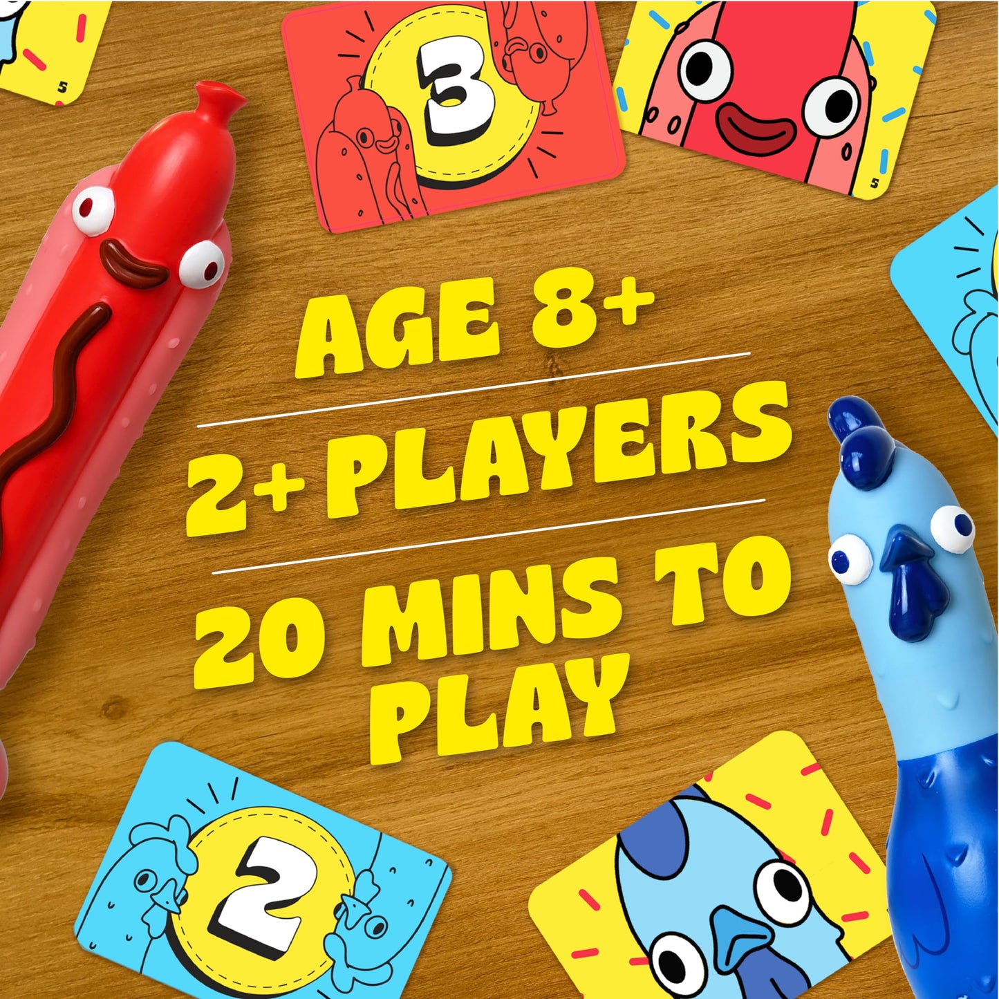 Big Potato Chicken Vs Hotdog: The Ultimate Challenge Party Game For Flipping-Fun Families, Board Game For Game Nights. Bonus Content Included!