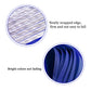 Weitbf 50Ft 30Pcs Blue Pennant Banners Flags String Triangle Diy Bunting Flags,Party Decorations For Grand Opening,Kids Birthday
