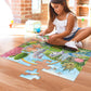 Ravensburger Prancing Unicorns 24 Piece Giant Floor Puzzle For Kids - 03043 - Every Piece Is Unique, Pieces Fit Together Perfectly