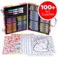 Crayola Mini Art Set - 109 Piece Kids Art Kit with UniCreatures, Multi-Color, Ages 3-7, Model 04-0528