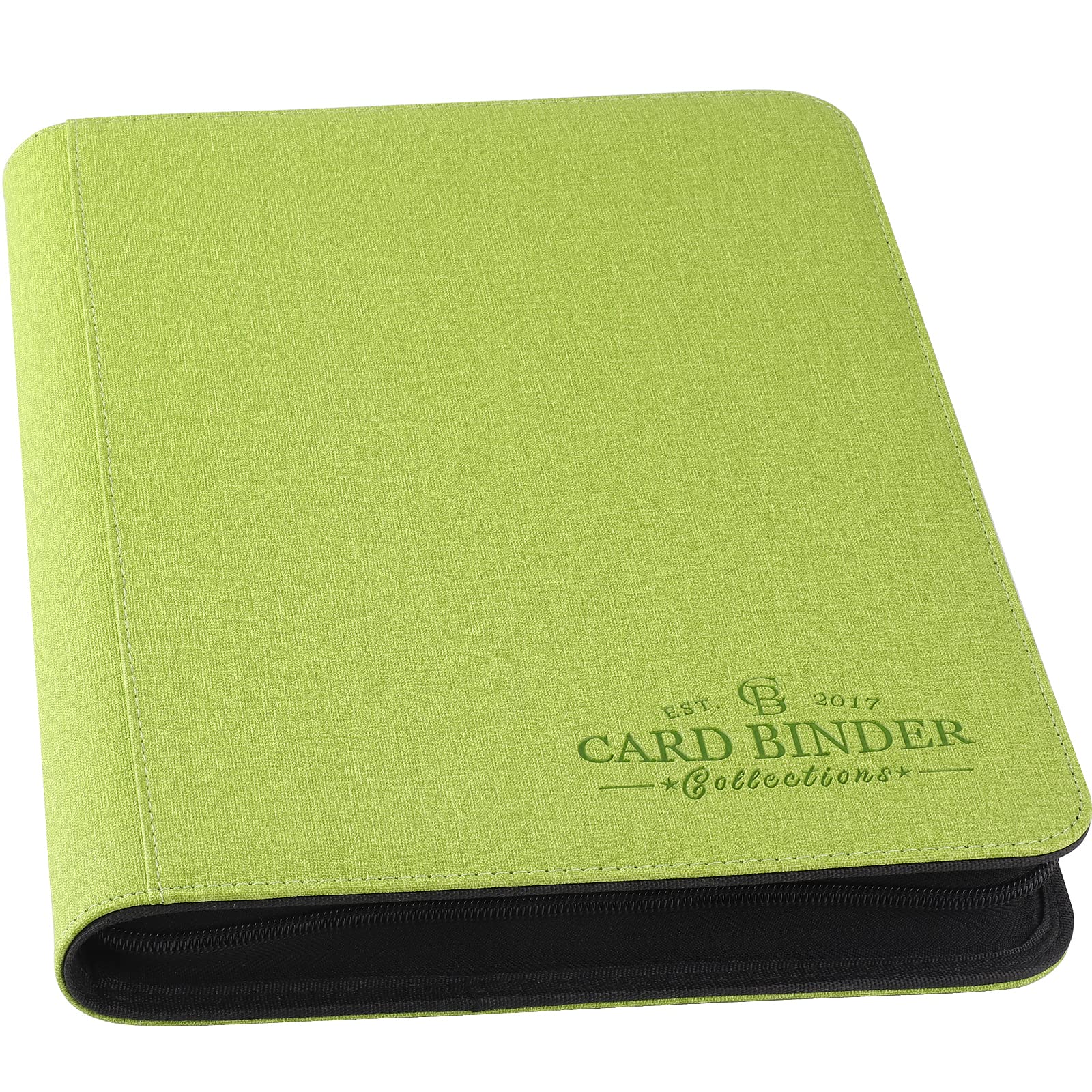 Foalgo Trading Card Binder  Card Collection Binder Album Folder with 540 Side Loading Pockets  9 Pocket Trading Card Album Folder for TGC MTG  Baseball Cards  Yugioh(Green)