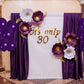 Treasures Gifted Dark Purple Balloons - Matte Violet Purple Balloons - 12 Inch Purple Balloons, Latex - Large Plum Balloons Bulk