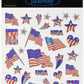 Tattoo King Multi-Colored Stickers-Patriotic