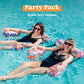 Sloosh Pool Floats Chairs mature-themed  2 Packs Inflatable Pool Lounge Chairs Blow up Hck Pool Noodles Floats for mature-themeds Flower Pattern Floating Water Chair for Pool Lake River(Tropical Flowers)