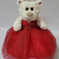 Kinnex Collections Since 1997 12' Quince Anos Quinceanera Last Doll Teddy Bear With Dress (Centerpiece) ~ Arc09831-14 (Red)