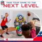Franklin Sports NFL Inflatable Target Toss Game - Kids Mini Football tossing Game Set - Portable Indoor + Outdoor Toy Football Target + Mini Footballs - 51