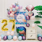 Smlpuame 40 Inch Number Balloon 0-9 Gold Large Number 27 Balloons,Digital Balloons For Birthday Party Celebration Decorations Su