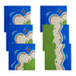 Apostrophe Games Island Building Blocks Base Plates - 6 Pack, Multicolor, Compatible with All Major Brands, Model: Island Plates