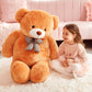 IKASA Giant Teddy Bear Plush Toy Stuffed Animals (Brown  47 inches)