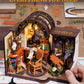 Rowood Miniature House Kit,Diy Miniature Dollhouse Kits For Adults,Mini House Craft Kits For Women With Led,Christmas Birthday G