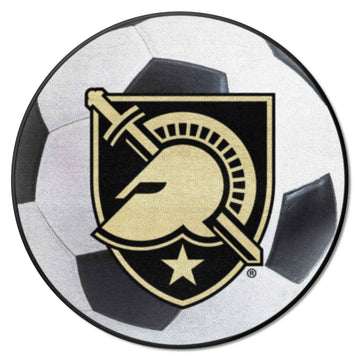 FANMATS 4163 Army West Point Black Knights Soccer Ball Rug - 27in. Diameter