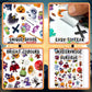 Linaye 24 Sheets Halloween Stickers For Kids, 1260Pcs Adhesive Halloween Stickers, Halloween Stickers Bulk For Kids Cute Small S
