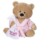 Ganz 10.5' Get Well Teddy With Pink Robe Plush