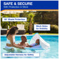 Swimways Infant Spring Float, Baby Pool Float With Canopy & Upf Protection, Swimming Pool Accessories For Kids 3-9 Months, Merma