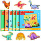 Magnetic Puzzles For Kids Ages 1-3, Travel Toddler Puzzles Ages 2-4 Year, Dinosaur Activities Toy For Boys & Girls 3-5 Yo - Lear