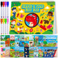 Spritegru Search & Find Book, 30 Different Themes 32 Pages Activities Book, Montessori Learning Toy Educational Game Autism Sensory Toys For Preschool Girls And Boys Ages 3, 4, 5, 6