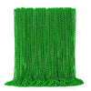 72PCS Green Bead Necklace, Mardi Gras Beads Necklace Accessories Bulk, Mardi Gras Xmas Necklaces Women Men, Parade Throw Accesso