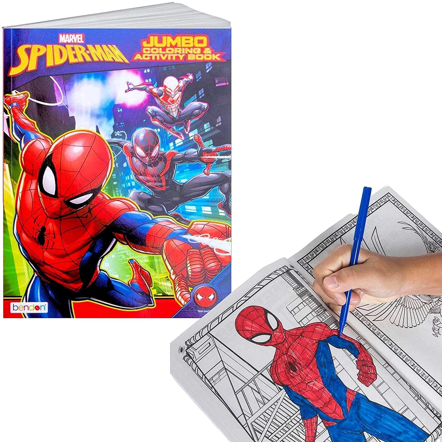 Spider-Man Coloring & Activity Book Set 2 Books