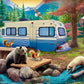 500 Piece Puzzles For Adults - Difficult Jigsaw Puzzles For Adults Challenging - Forest Bear Adventure