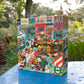 eeBoo Piece & Love: English Green Market - 1000 Piece Puzzle - mature-themed Square Jigsaw  23x23  Includes Image Reference Insert  Pieces