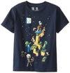 Minecraft Boys Tight Spot Youth Tee, Navy, Large