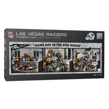 Youthefan Nfl Las Vegas Raiders Game Day In The Dog House 1000Pc Puzzle