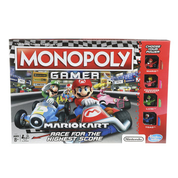 Monopoly Gamer Mario Kart Board Game - Model 43220-777 - Fun Multiplayer Racing Experience