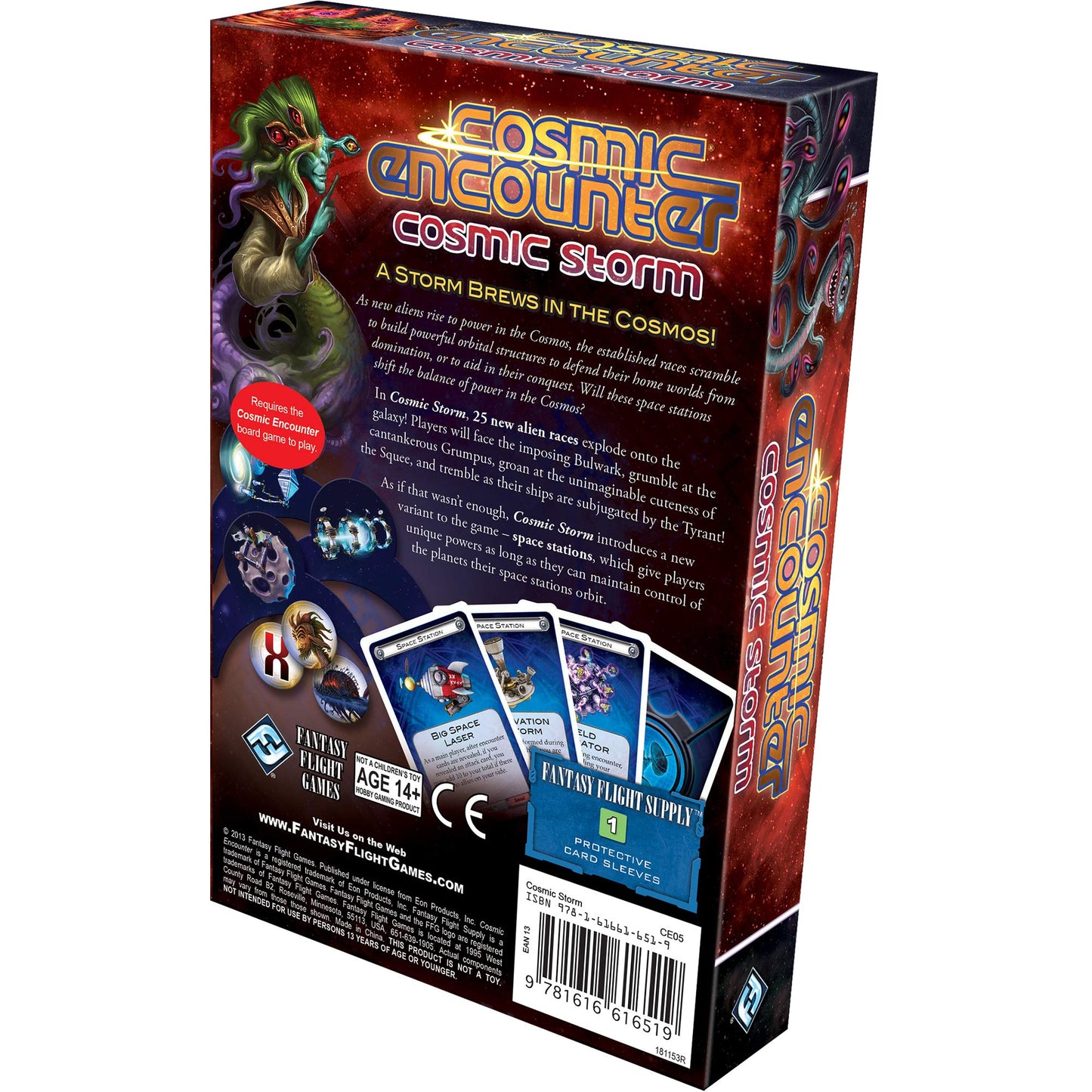 Cosmic Storm Board Game Expansion - Classic Strategy Game Of Intergalactic Conquest For Kids And Adults, Ages 14+, 3-5 Players,