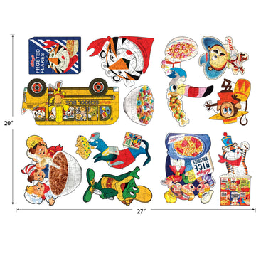 RoseArt - Mini Shaped - Kellogg's - 500 Piece Jigsaw Puzzles for mature-themeds