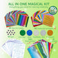 Klever Kits Foil Art Kit for Kids - Arts & Crafts Supplies, Mess Free Coloring, Dinosaur Foil Foam Stickers, Creative Travel Toy