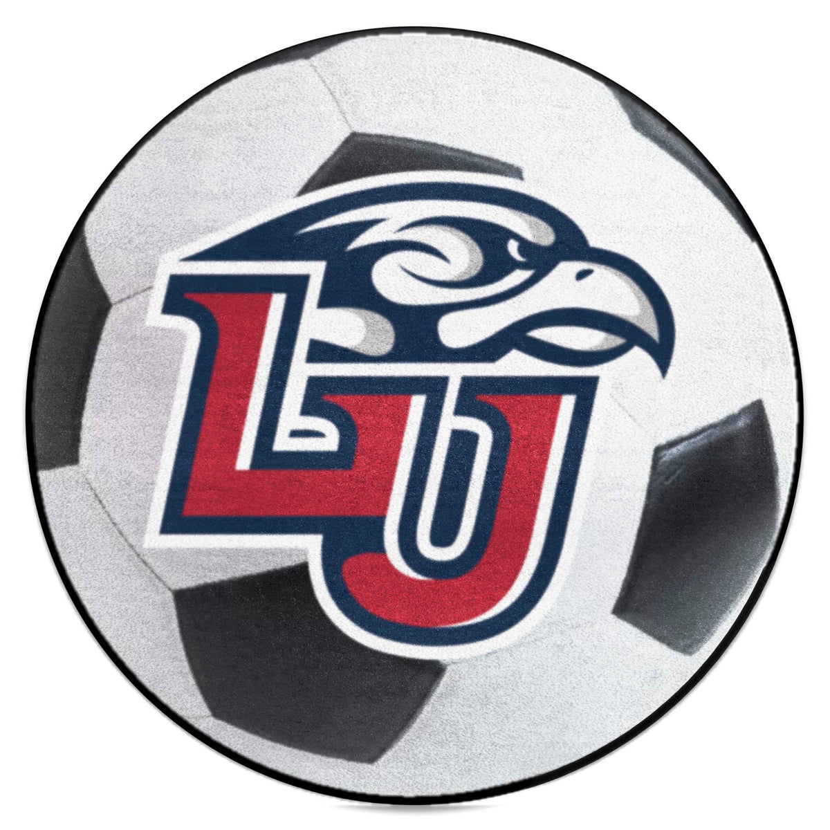 FANMATS 2740 Liberty Flames Soccer Ball Rug - 27in. Diameter