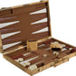 Bello Games New York Backgammon Set 18" - Faux Leather, Large, Model 1925
