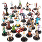 1 Hex Townsfolk Mini Fantasy Figures Set - 32 Unique Non Player Characters NPC - Nobility, Merchants, Peasants, Entertainers, Co