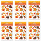 Beistle Fall Leaf Stickers Pack of 6