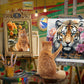 Jigsaw Puzzles 500 Pieces Puzzles For Adults,27'' X20'' Large Puzzle Animal Cat Painting Tiger Family Party Holiday-Each Piece I