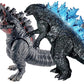 Twcare Set Of 2 Godzilla Shin Figure King Of The Monsters Toys, 2021 Movable Joints Action Movie Series Soft Vinyl, Carry Bag