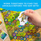 Blue Marble NATIONAL GEOGRAPHIC My First Safari Board Game, Multicolor, One Size, Kids 4-6, Cooperative Family Fun