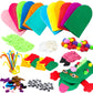 Watinc 12Pcs Hand Puppet Making Kit For Kids Art Craft Felt Sock Puppet Toys Creative Diy Make Your Own Puppets Pompoms Storytelling Role Play Party Supplies Christmas Gift For Girls Boys