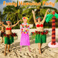 Liliful 8 Pcs Hawaiian Inflatable Blow Up Doll Set Includes 59 Inch No Moving Part Judy Doll Summer Inflatable Palm Tree Pool Ra