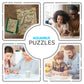 Aquarius Smithsonian Herbivore Dinosaurs Puzzle (500 Piece Jigsaw Puzzle) - Glare Free - Precision Fit - Officially Licensed Smi